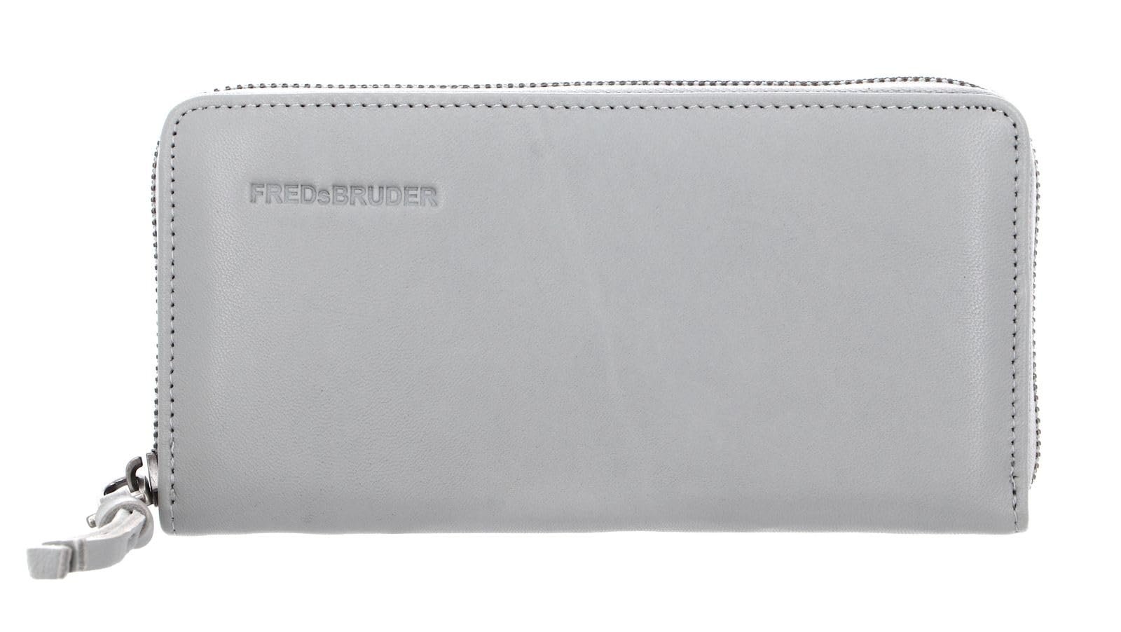 Кожаный кошелек FREDsBRUDER Jeren 19 см, Cloud Grey, Modern, фото №3