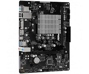 Материнська плата ASRock N100M Quad-Core N100 3.4GHz, 1xDDR4 DIMM VGA/HDMI/DP 1*PCIe, 2xSATAIII M.2, GLan mATX synthetic.ua - Фото 1