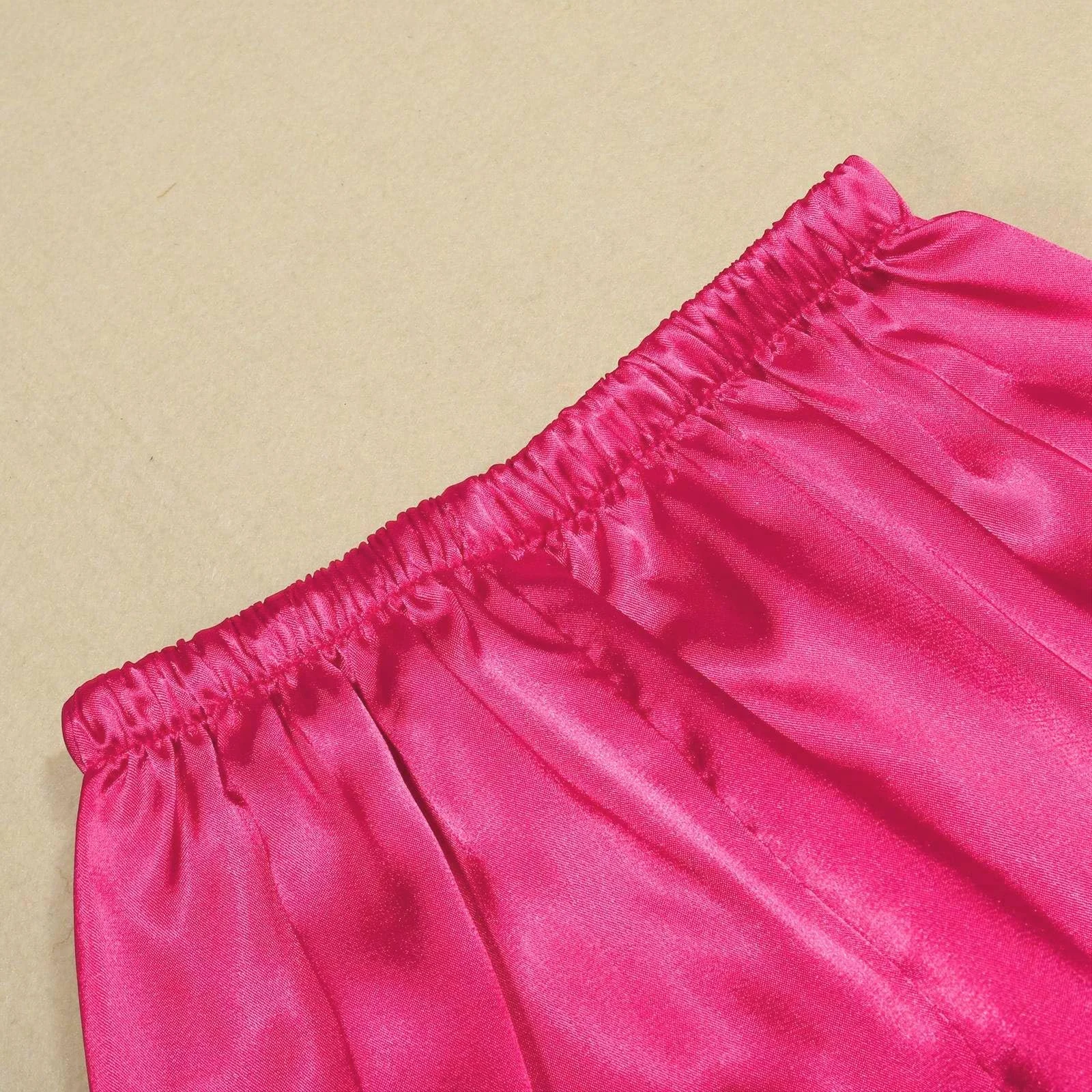 Атласна піжама для дітей, для дівчаток та хлопчиків, сорочка на ґудзиках, довгі штани, одяг для сну, фото №3 Атласна піжама для дітей, для дівчаток та хлопчиків, сорочка на ґудзиках, довгі штани, одяг для сну, фото №3