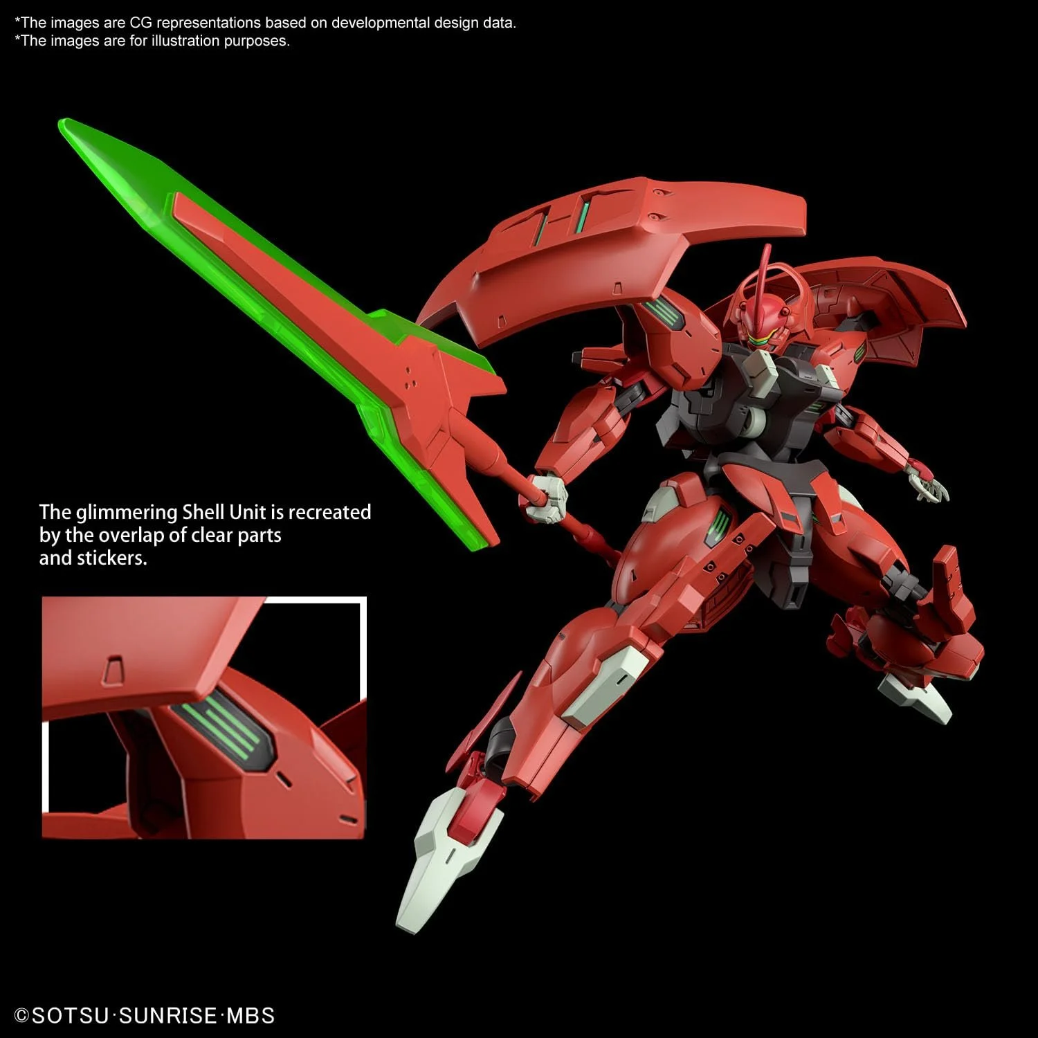 Сборная модель Bandai Gundam HG 1/144 Darilbalde, фото №4