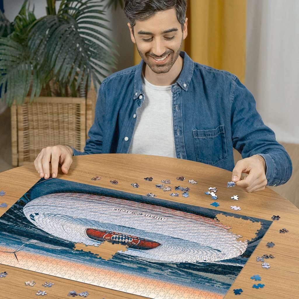 Пазл Ravensburger 12001252 Allianz Arena Munich 1000 деталей, фото №3