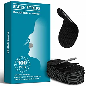 Пластирі для рота, пластирі для рота проти хропіння для ночі (100 штук), стопери - Фото 1