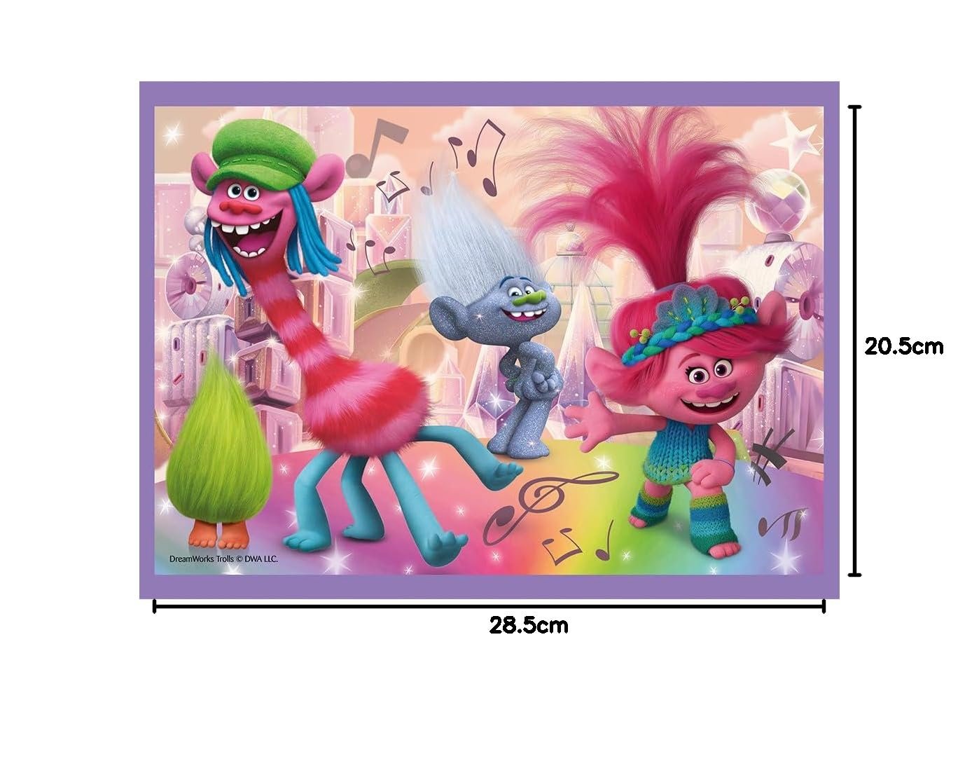 Пазл Trefl Trolls Band Together Adventures of the Colourful Trolls 4-в-1 35-70 елементів Multi-Colour, фото №10