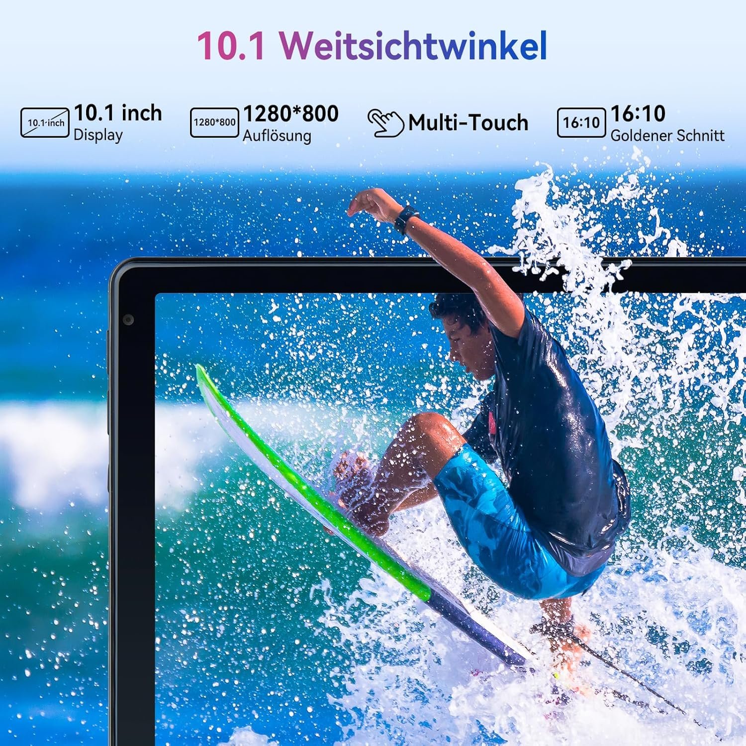 Планшет 10.1" COOLFAN С107 4+6/128Gb 8 ядер Android 14 5000 mAh Сірий, фото №3