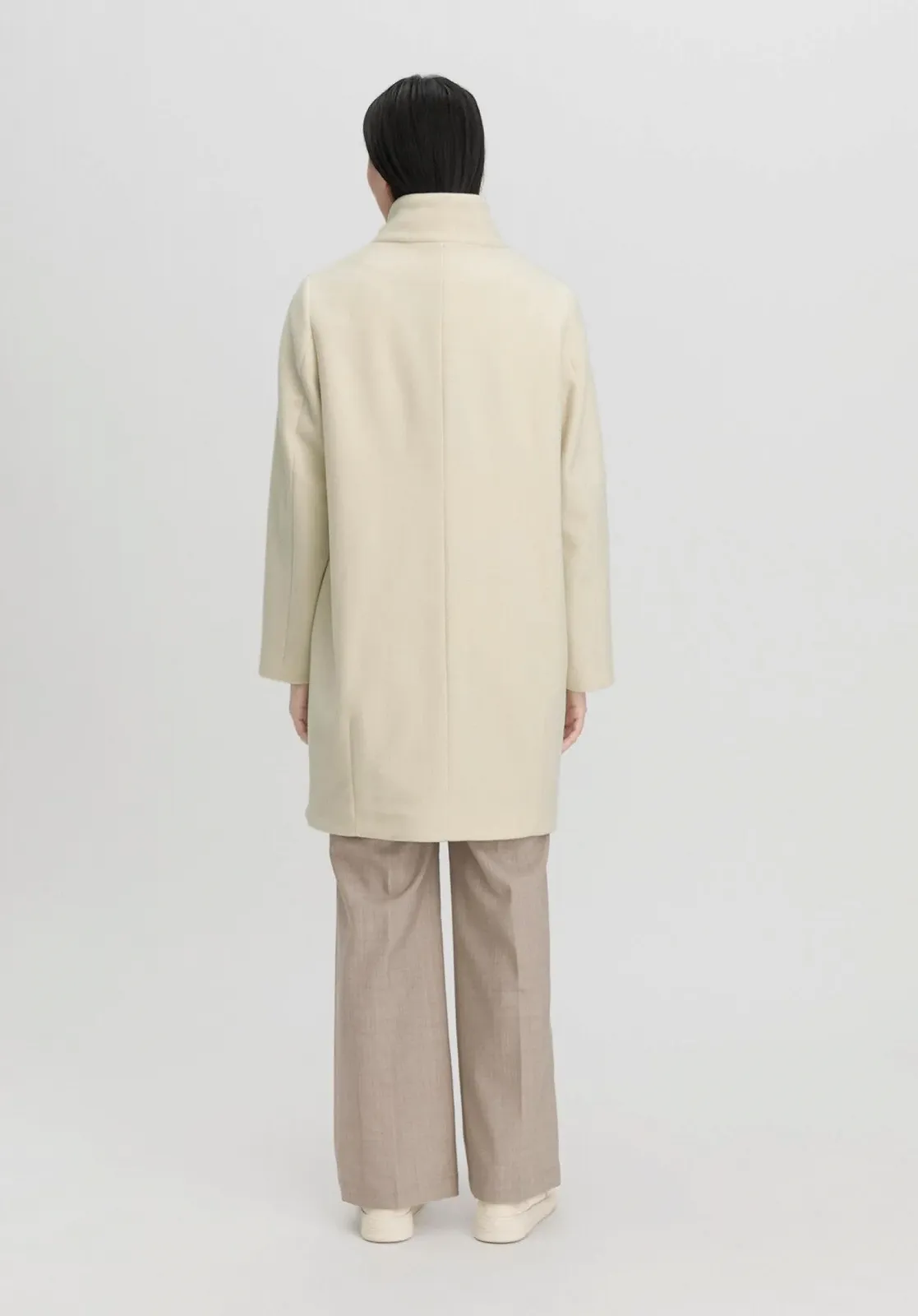 Пальто hessnatur Relaxed Жіноче з чистої органічної мериносової вовни, фото №8 Пальто hessnatur Relaxed Жіноче з чистої органічної мериносової вовни, фото №8