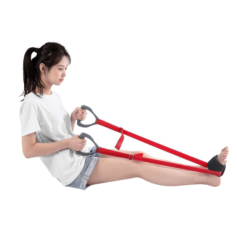 Еластичний тренувальний пояс для розтягування ніг реабілітація інсульту Lesko 150 см Червоний (10761-58269), фото №8 Еластичний тренувальний пояс для розтягування ніг реабілітація інсульту Lesko 150 см Червоний (10761-58269), фото №8