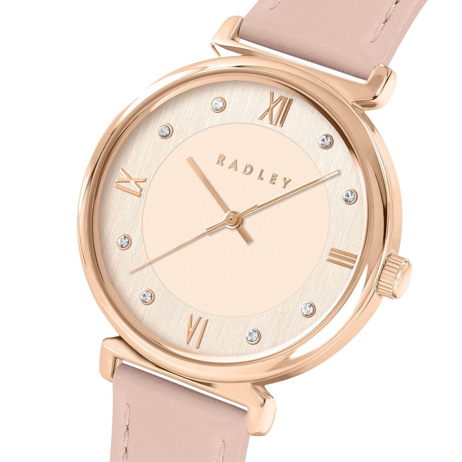 Годинник Radley T Bar Praire Рожева Шкіряний Ремінець Рожеве Золото, рожевий, Ремінець, 35 мм, фото №2