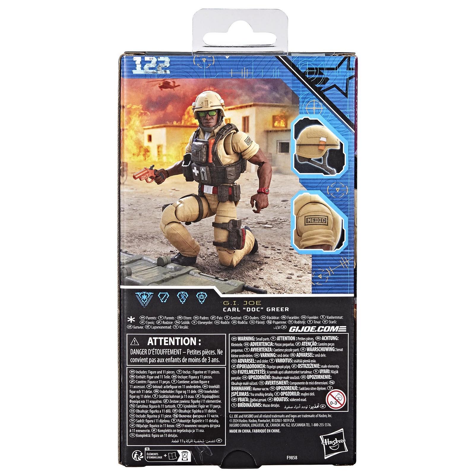 Фігурка G.I. Joe Classified Series #122 Carl Doc Greer 6" з 7 аксесуарами, фото №12