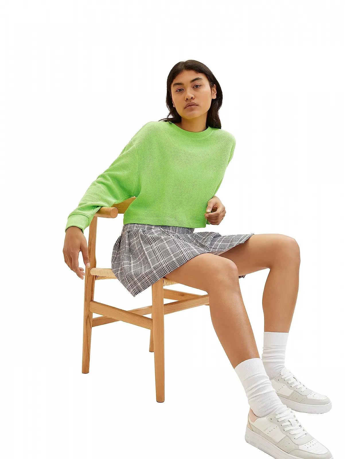 Жіночий світшот TOM TAILOR Denim Basic Cropped, фото №6