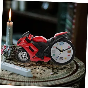 Настольные часы Мотоцикл VICASKY Модель Красный synthetic.ua - Фото 1