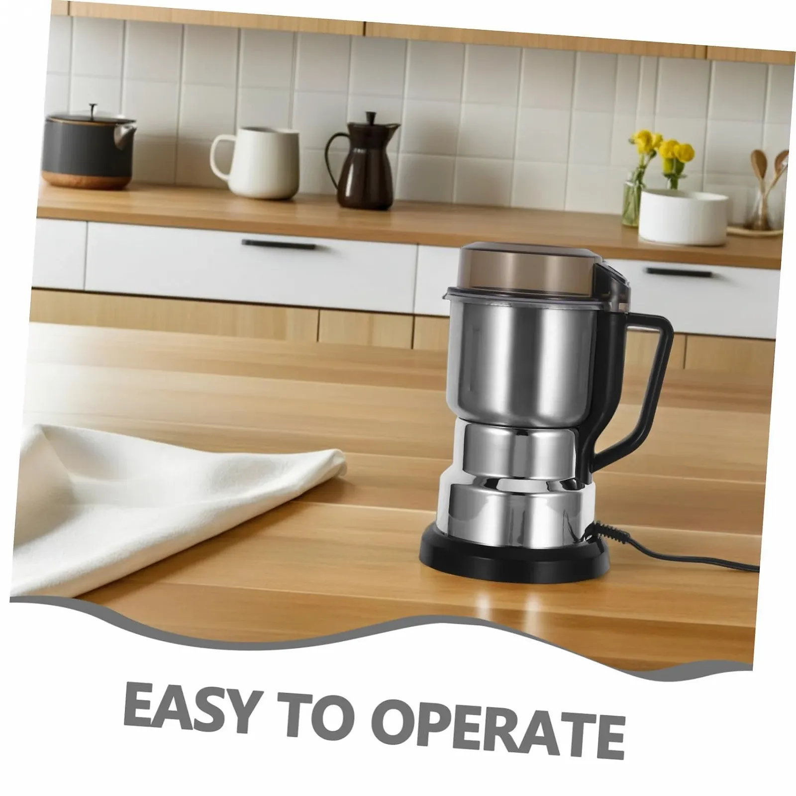 Электрическая кофемолка Cabilock Кухонная мельница для зерна 600 г, фото №3