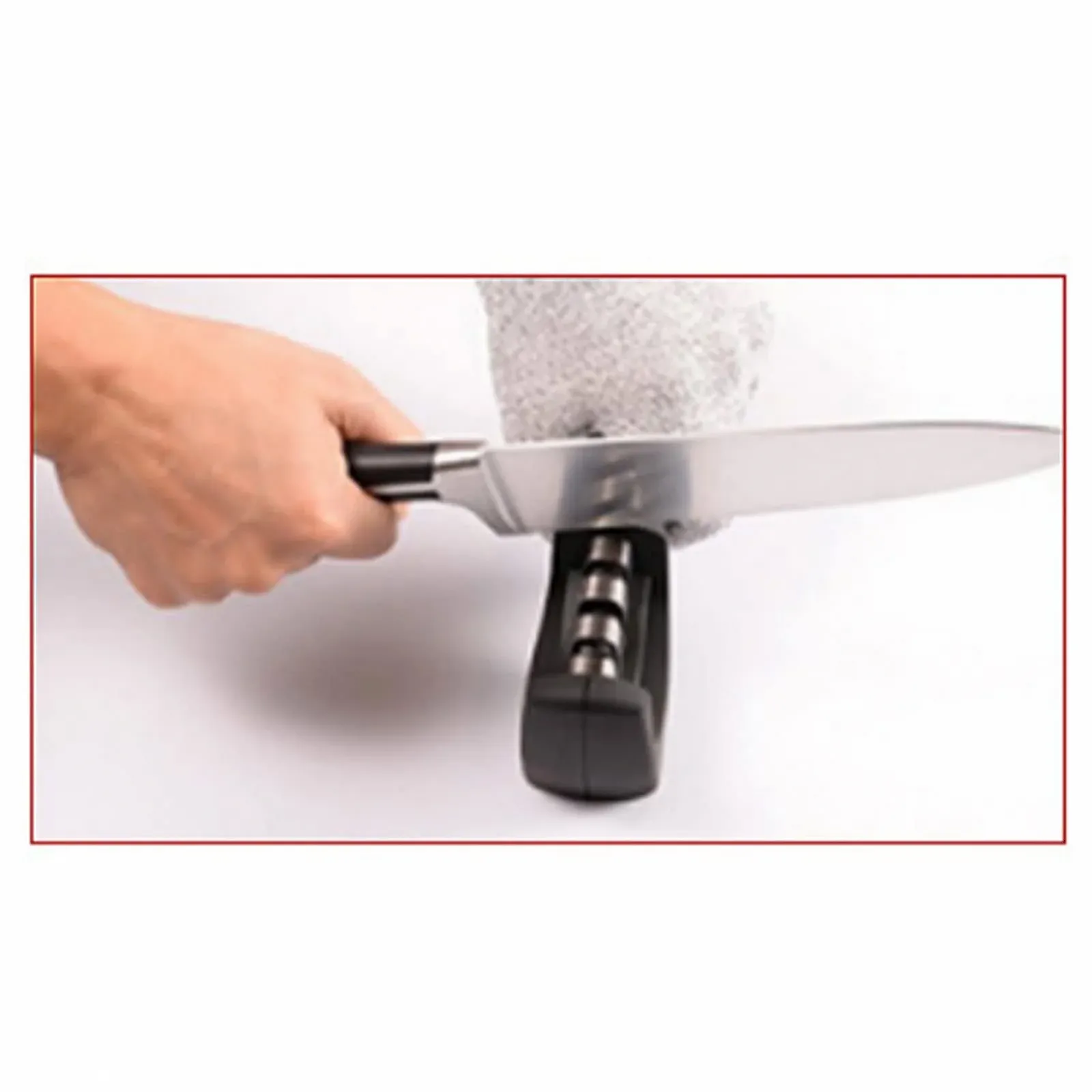 Точило для ножів Yctze 3-слотова ручна BLACK, фото №3