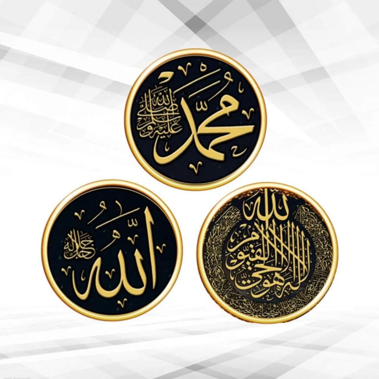 Наклейки на стіну Ісламські мотиви Набір 3 шт 30 x 30 см, фото №3