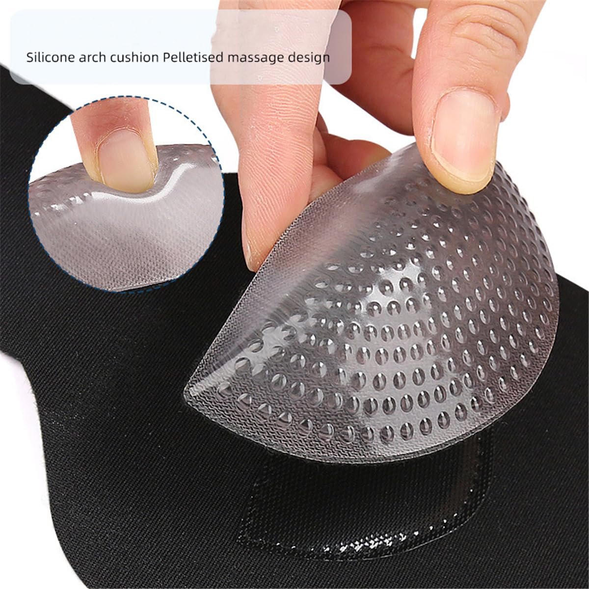 Компрессионные рукава с поддержкой свода стопы для плоскостопия, регулируемые компрессионные бандажи с поддержкой свода стопы с гелевой подушечкой., фото №3