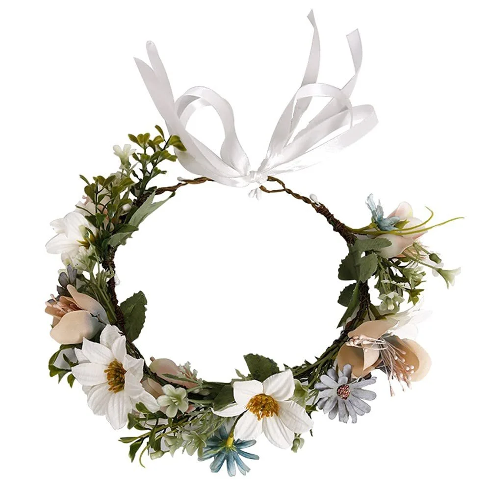 Венок из искусственных цветов, фото №1 Венок из искусственных цветов, фото №1