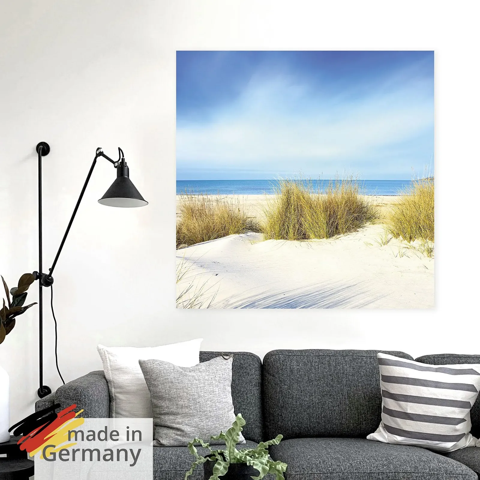 Наклейка на стіну ARTland Beach Sea Dunes K2JP 70 x 70 см, фото №5 Наклейка на стіну ARTland Beach Sea Dunes K2JP 70 x 70 см, фото №5