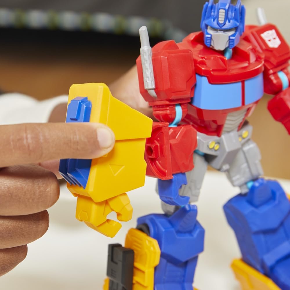 Фигурка Transformers MixMashers Оптимус Прайм, разборная, делюкс, с аксессуарами, фото №5