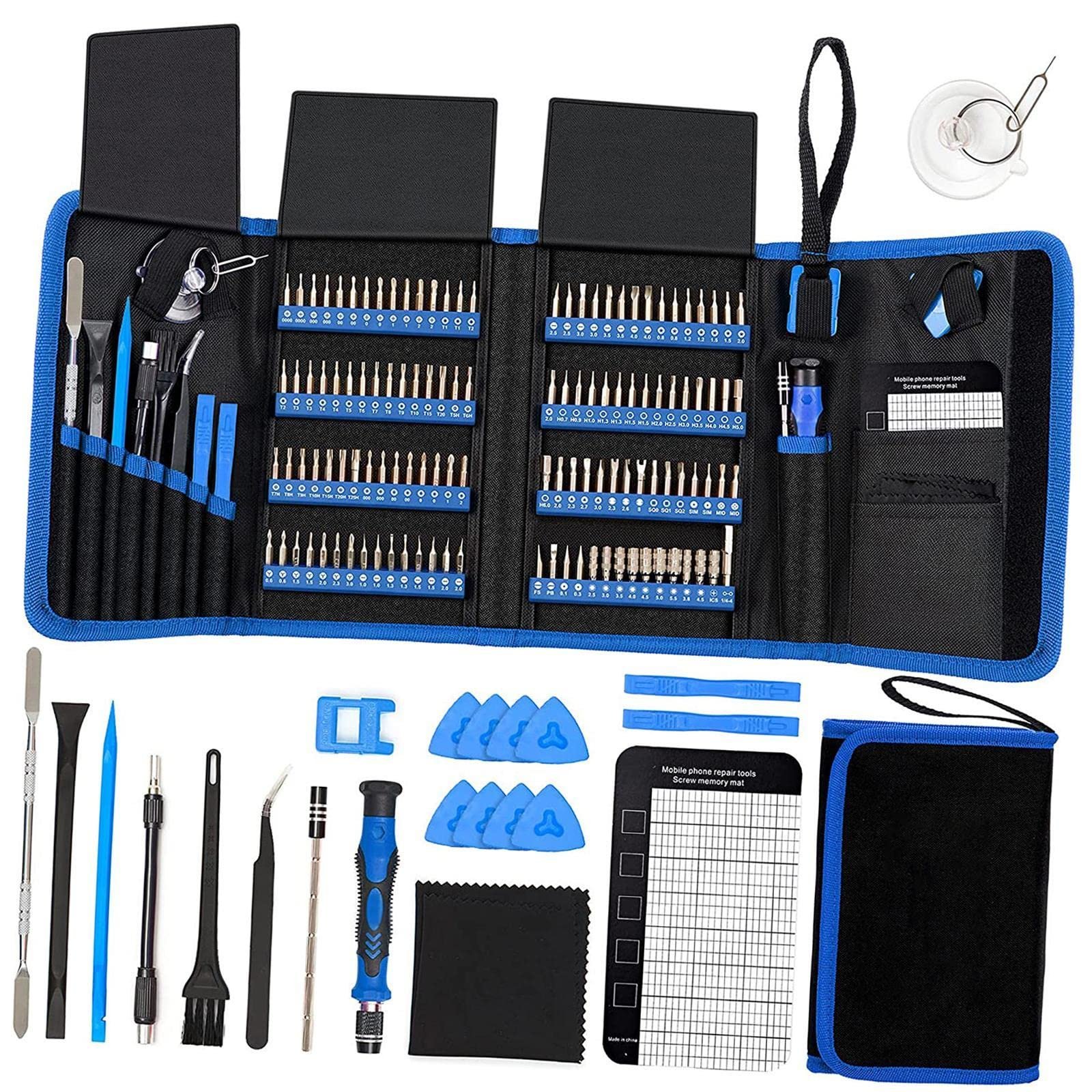 Набір отверток perfk 142 шт. Precision Багатофункціональний Магнітний Алюмінієвий корпус для настінного годинника, планшета, фото №1