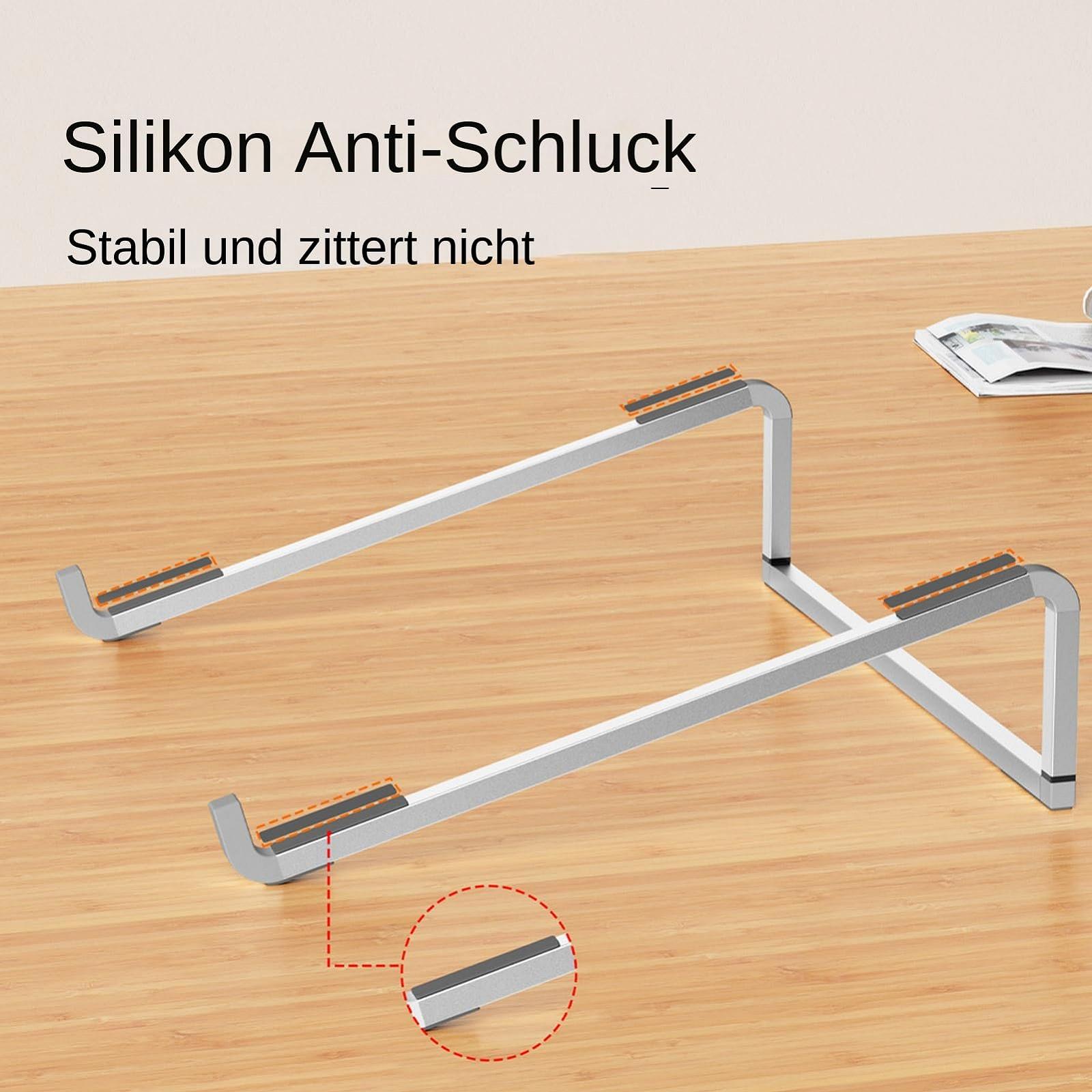 Портативна підставка для ноутбука, компактна складна, пристрої 11-17 дюймів, тонка зручна комп'ютерна миша для подорожей, фото №2