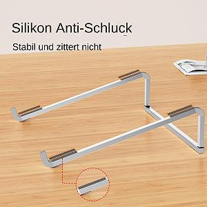 Портативная подставка для ноутбука, компактная складная подставка для планшета, прочный держатель для ноутбука из сплава, регулируемая по высоте и углу наклона настольная подставка, устройства 11-17 дюймов, тонкая удобная компьютерная мышь для путешествий synthetic.ua - Фото 1