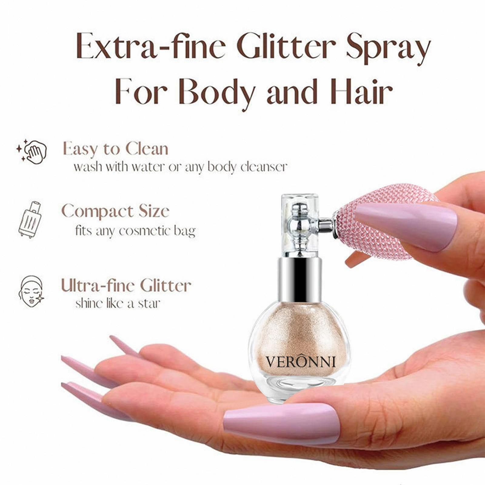 Спрей Voihamy Пудра Блеск Лицо, Тело Блестящий Высокий Глянец Макияж Аксессуар, фото №4