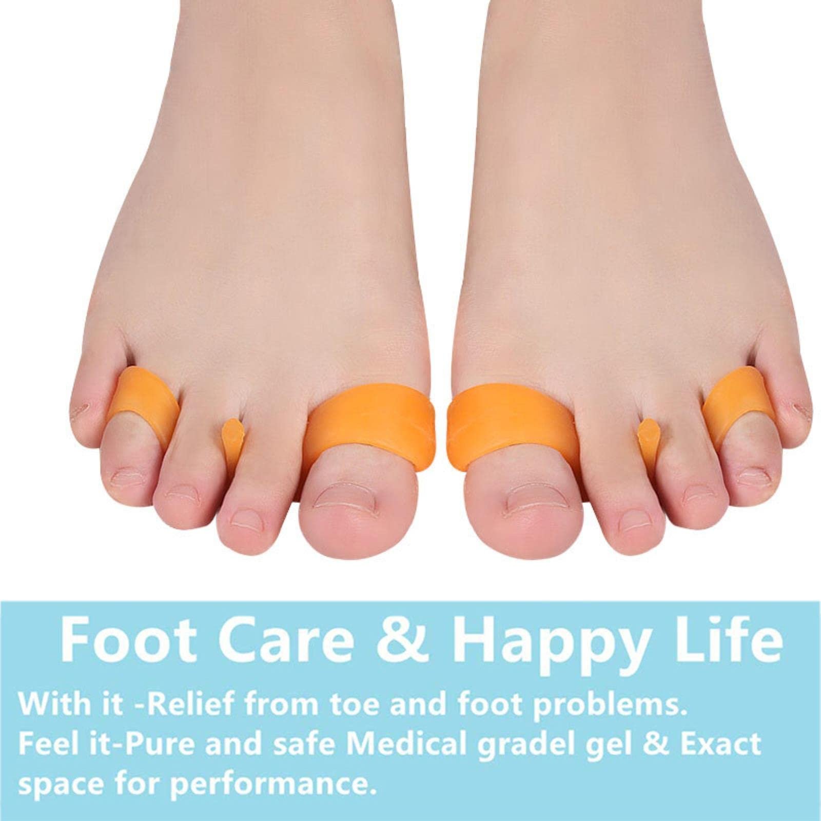 Роздільник для пальців ніг гелевий 2шт/пара, фото №2 Роздільник для пальців ніг гелевий 2шт/пара, фото №2