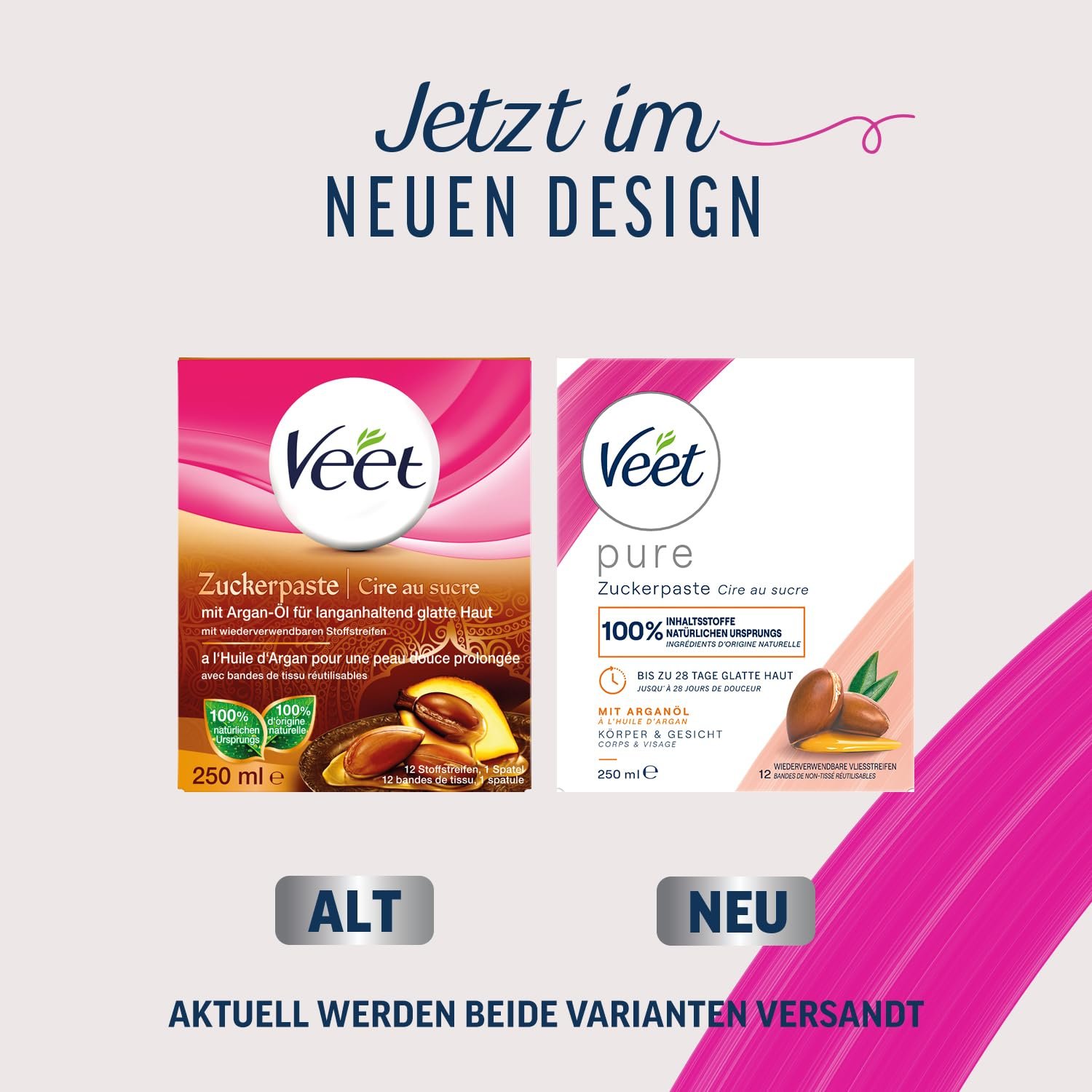 Сахарная паста для депиляции Veet 250 мл, фото №2 Сахарная паста для депиляции Veet 250 мл, фото №2