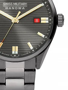 Часы Swiss Military Hanowa Roadrunner Мужские Ремешок из нержавеющей стали Сапфировое стекло Дата synthetic.ua - Фото 1