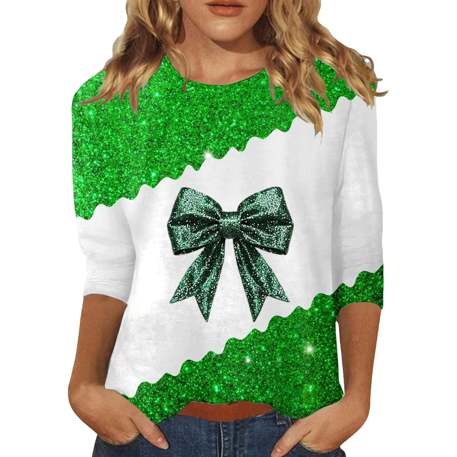 Свитер Vhersily ко Дню Святого Патрика, женский, фото №1 Свитер Vhersily ко Дню Святого Патрика, женский, фото №1