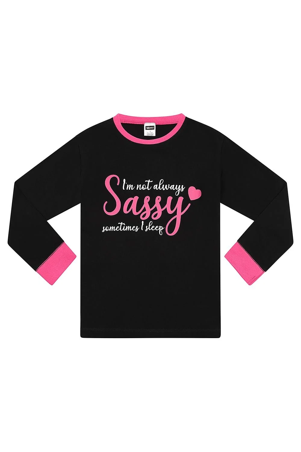 Пижама The PyjamaFactory Для девочек I'm Not Always Sassy Sometimes I Sleep Хлопок, 9-16 лет, фото №4 Пижама The PyjamaFactory Для девочек I'm Not Always Sassy Sometimes I Sleep Хлопок, 9-16 лет, фото №4