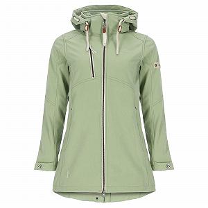Софтшелл Пальто Dry Fashion Büsum Женское съемный капюшон - Меланжевая Куртка софтшелл с флисовой подкладкой synthetic.ua - Фото 1
