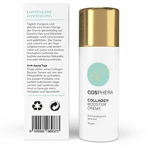 Крем для обличчя Cosphera Collagen Booster Cream веганський проти зморшок 50 мл synthetic.ua - Фото 1