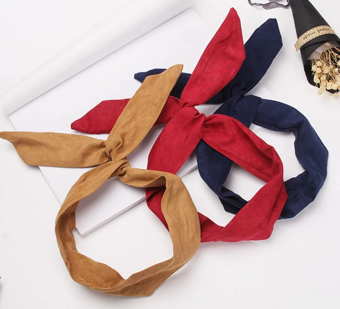 Вінтажна Пов'язка на Голову з Бантом, фото №3