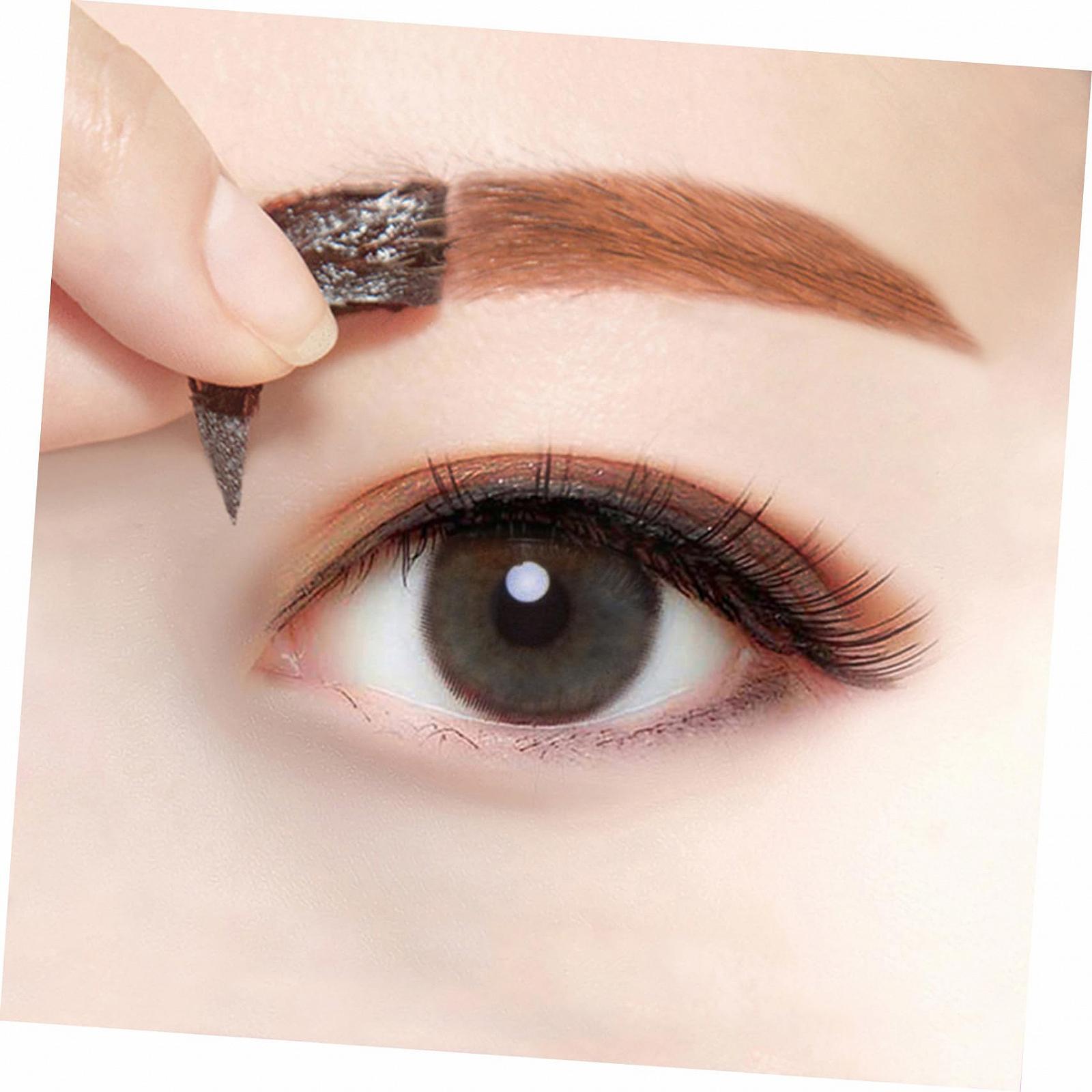 Крем для брів CRILSTYLEO Трикольоровий Водостійкий Гель Довговічний Антипітний Рідкий для корекції брів, фото №3