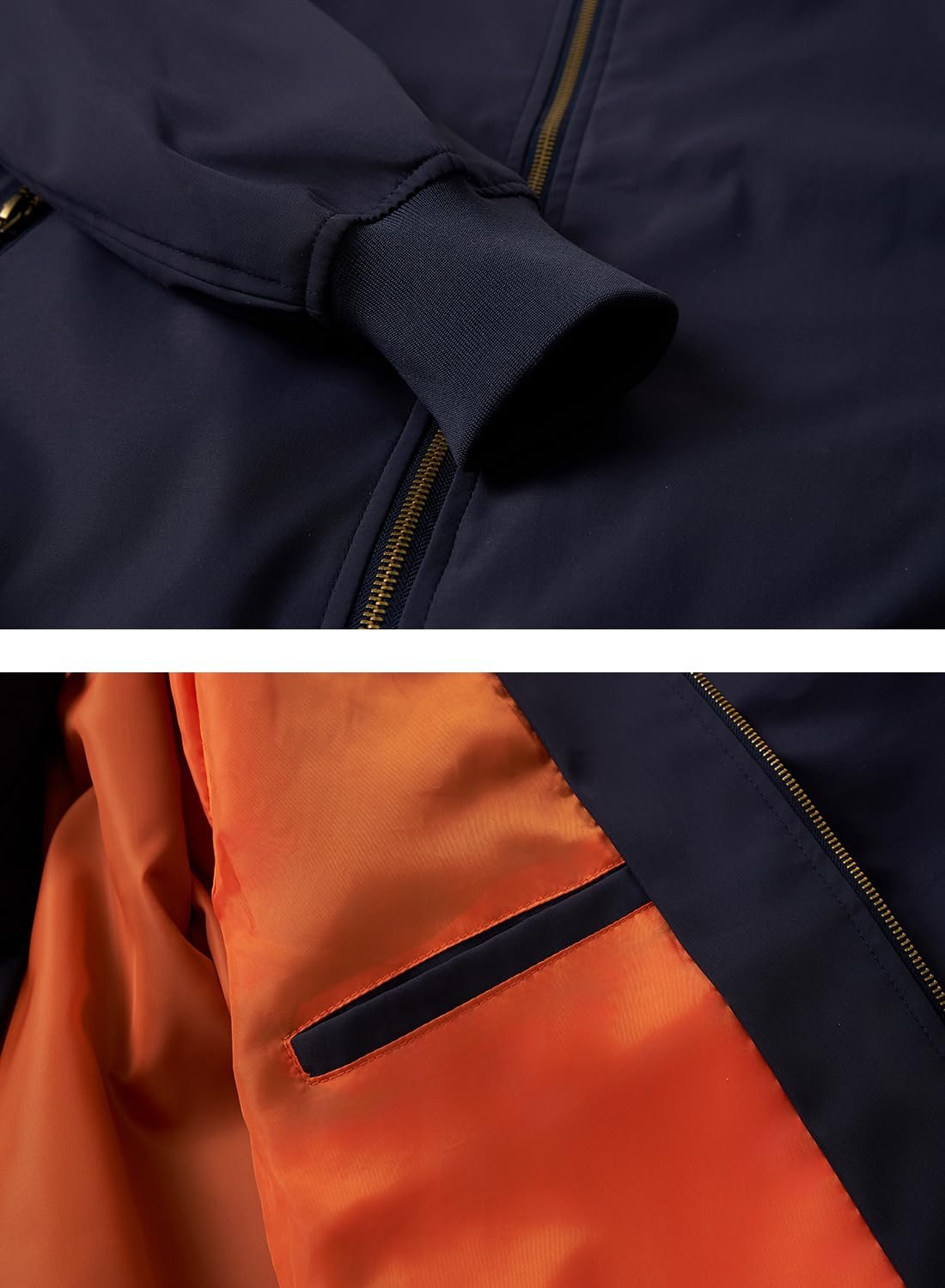 Куртка HOOD CREW Bomber Jacket мужская легкая тонкая повседневная ветровка с карманами на молнии, фото №6