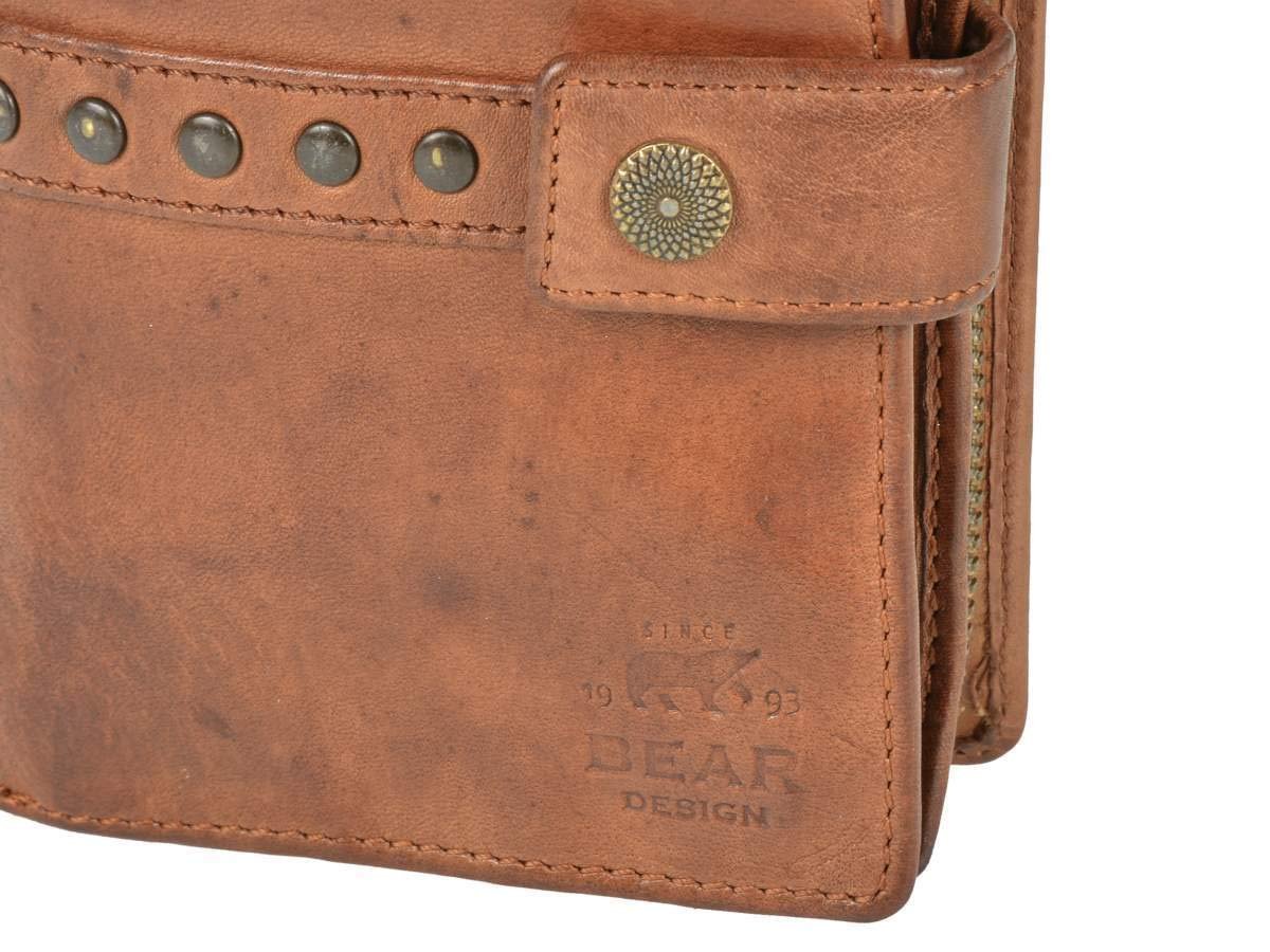 Гаманець жіночий Bear Design Cow Lavato Cognac Шкіра 10 x 15 см, коричневий, Класичний, фото №2