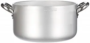 Кастрюля Pentole Agnelli Professional глубокая цилиндрическая алюминиевая со стальными ручками 5.92 л synthetic.ua - Фото 1