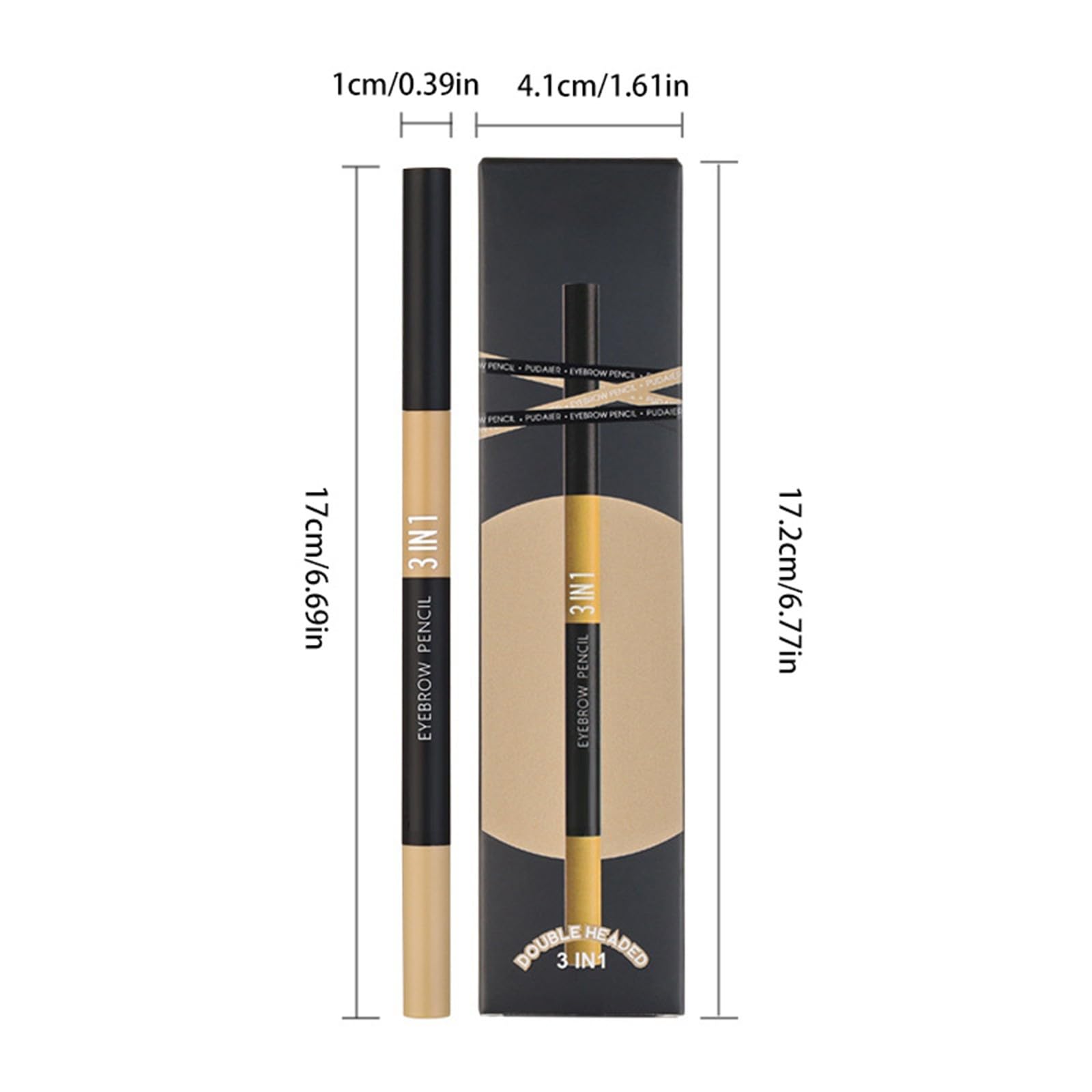 Олівець для брів Triangular Eyebrow Pencil 6-Colour A One Size, фото №6 Олівець для брів Triangular Eyebrow Pencil 6-Colour A One Size, фото №6