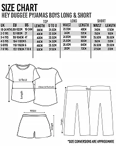 Пижама Hey Duggee Cbeebies для мальчиков, рубашка с длинными или короткими штанами synthetic.ua - Фото 1