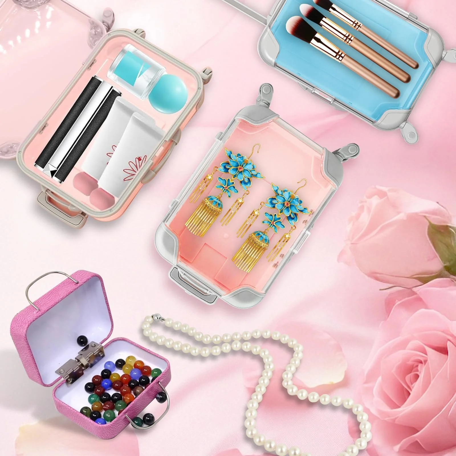 Набір скарбничок Mini Suitcase 2 шт., фото №5