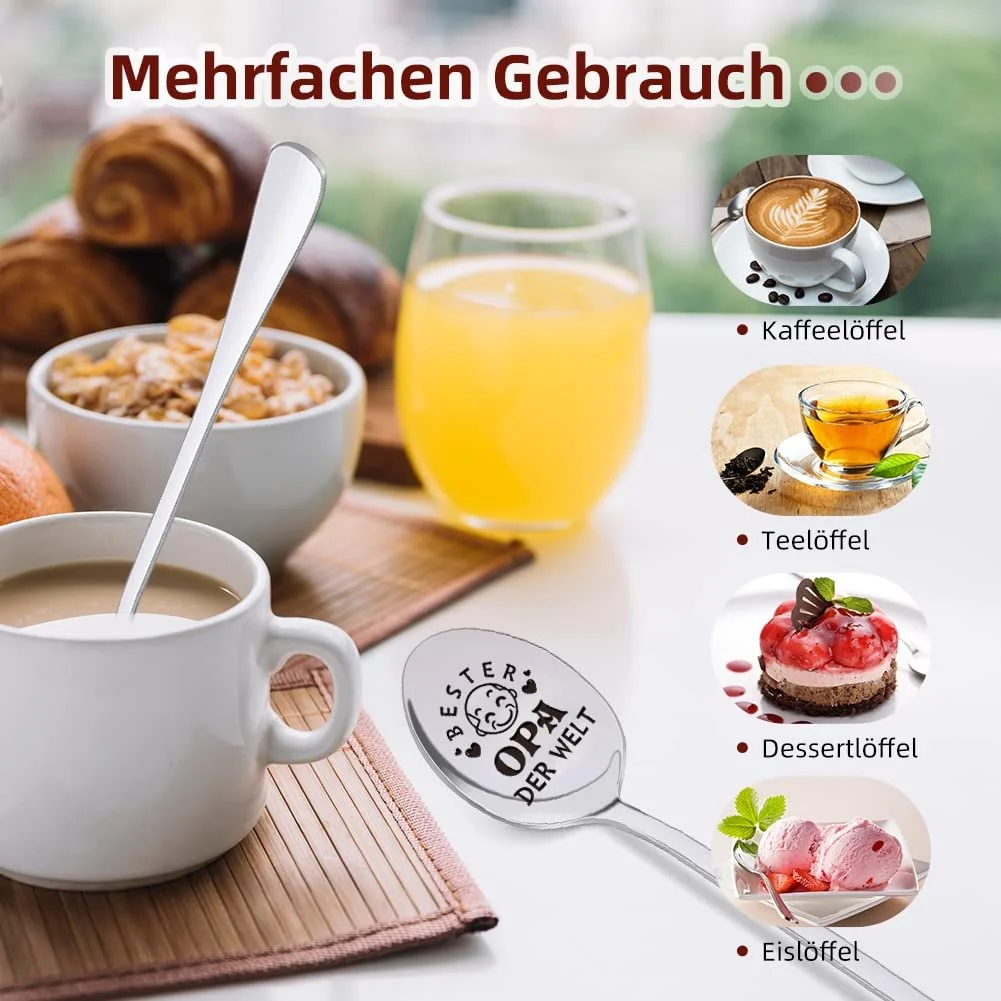 Ложка Кавова з нержавіючої сталі (2 шт.), фото №5