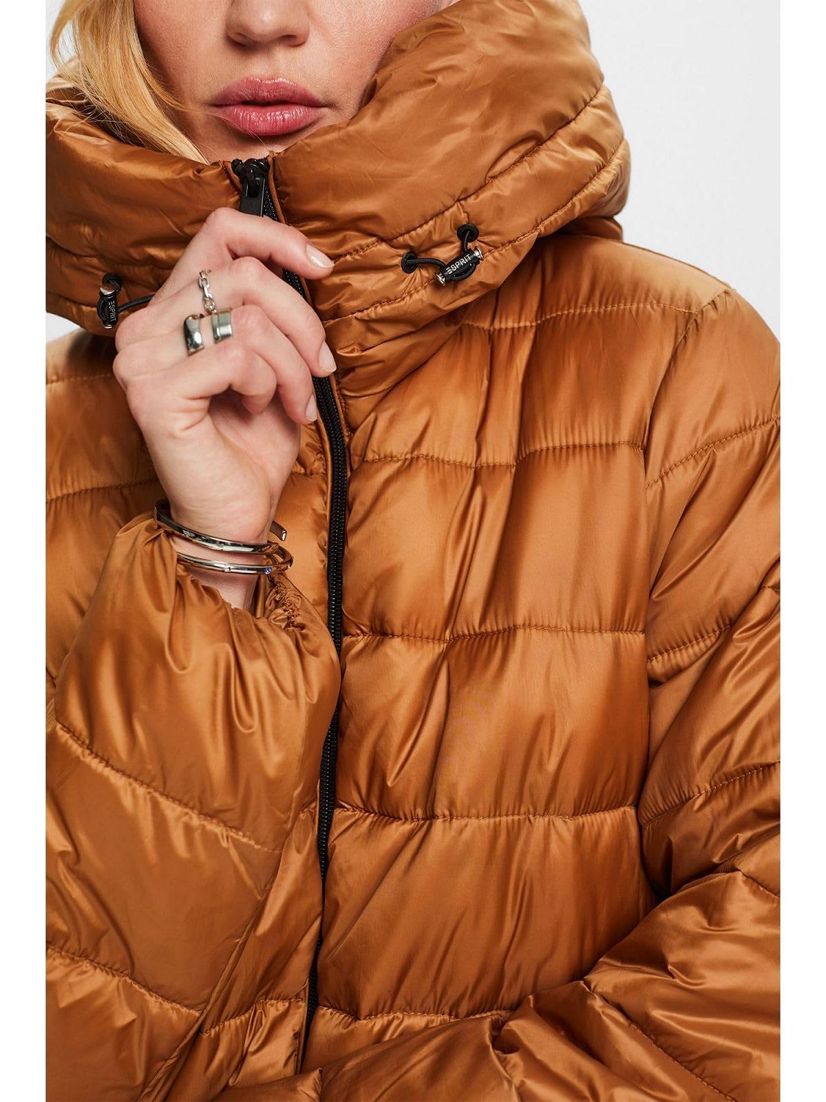 Куртка стьобана з капюшоном ESPRIT Recycled, фото №4