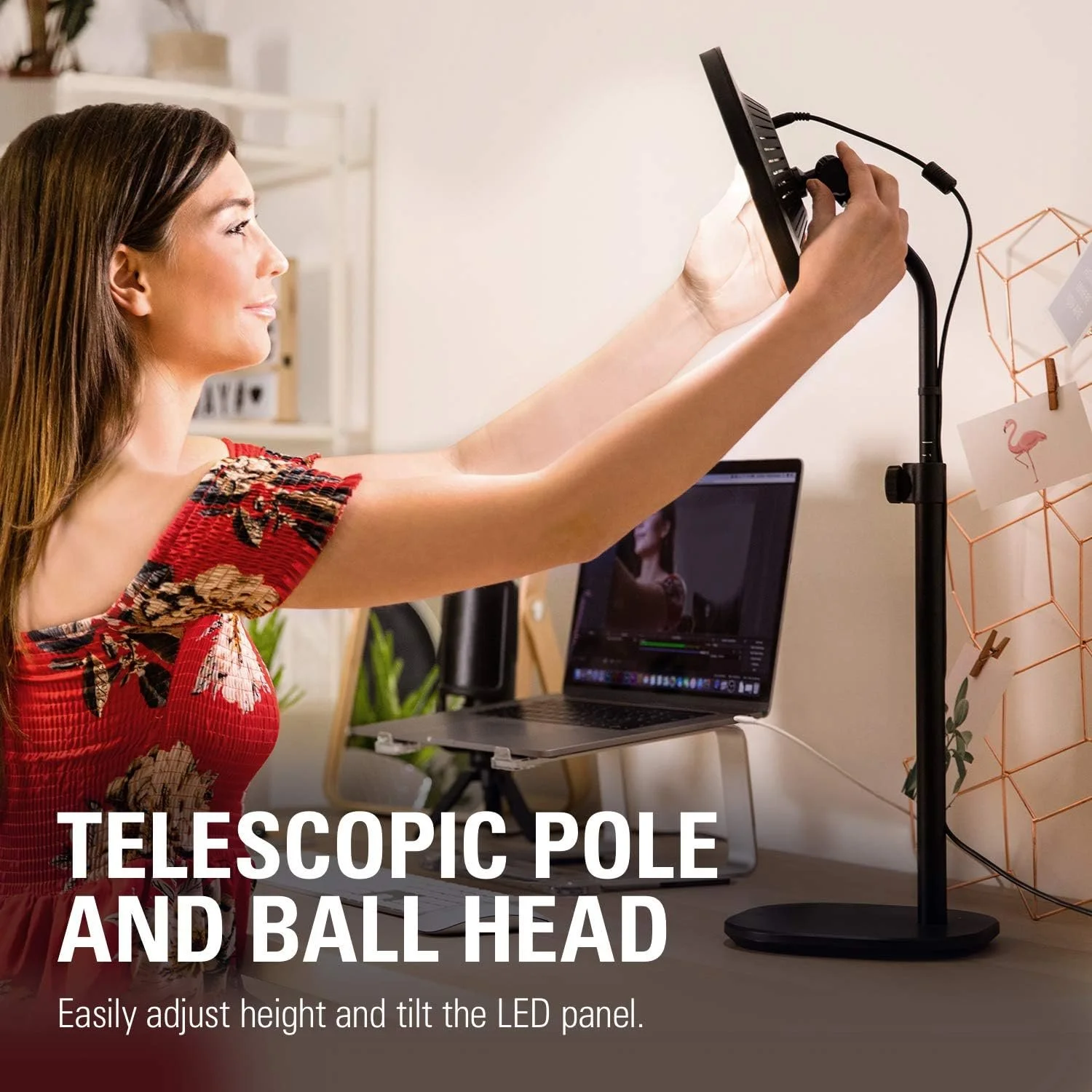 Лампа Elgato Key Light Air / 1400 люмен / 2900 - 7000К / Чорний, фото №8