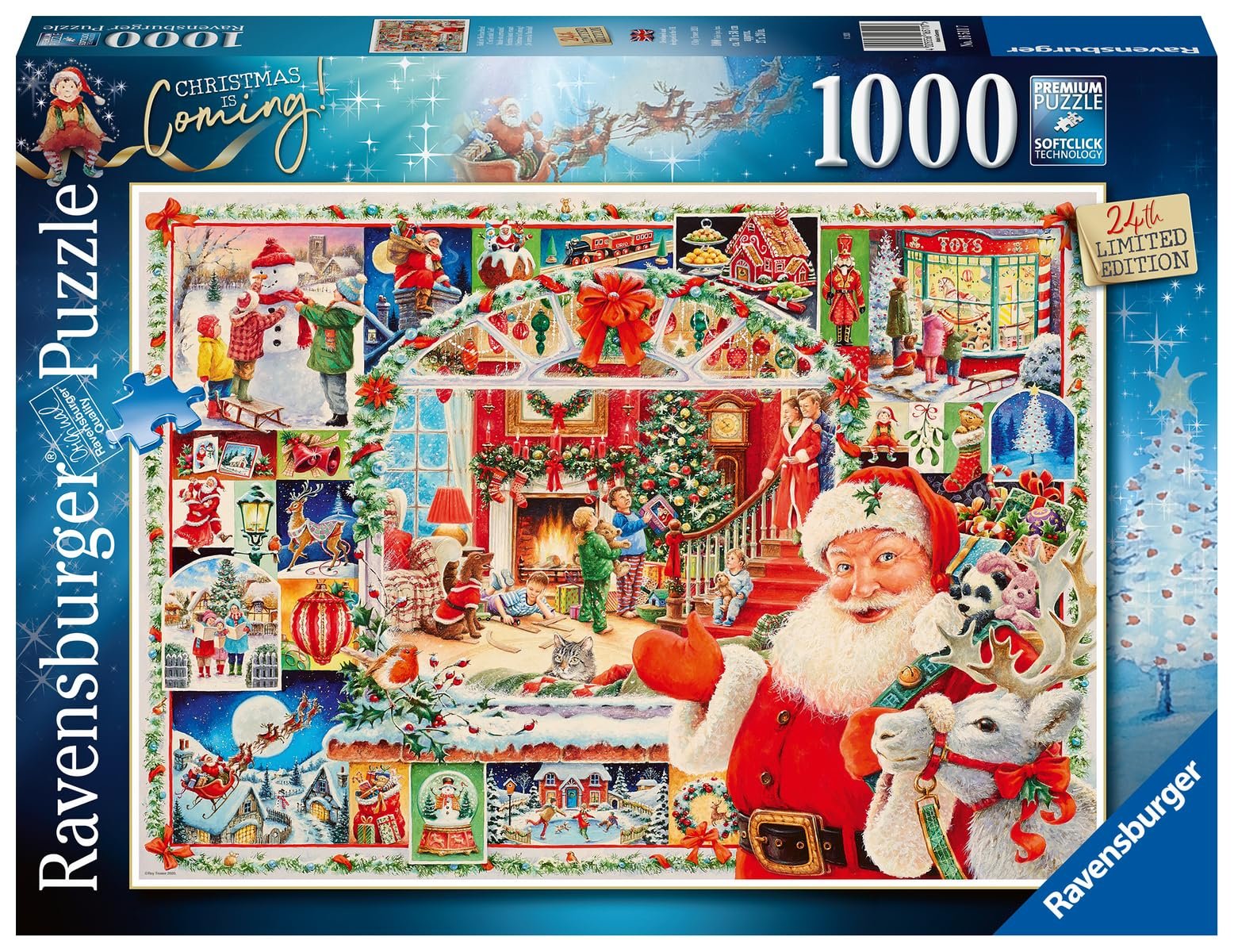Пазл Ravensburger Christmas is Coming! Limited Edition 2020 1000 деталей, фото №2