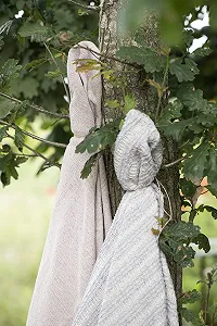 Плед IB Laursen Mauve 130 x 160 см Бавовняна Покривало з бахромою - Фото 1