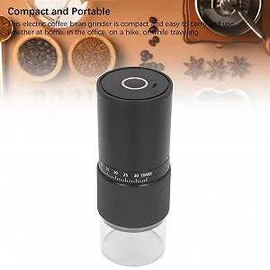 Электрическая кофемолка портативная USB зарядка керамические жернова для кемпинга дома офиса цена на synthetic.ua - Фото 1 Электрическая кофемолка портативная USB зарядка керамические жернова для кемпинга дома офиса synthetic.ua - Фото 1