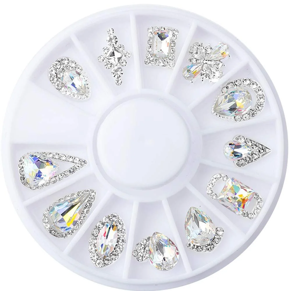 Стразы для ногтей Nagel Reize 3D-люкс кристаллы для дизайна ногтей, 36 шт, Группа №1, фото №2