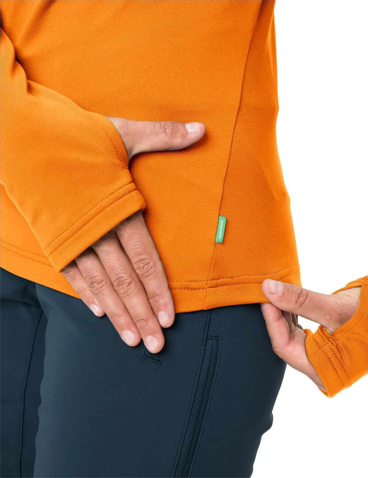 Жіноча толстовка VAUDE Livigno Halfzip II, фото №5