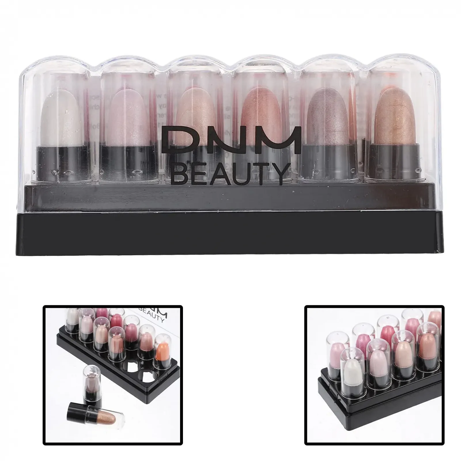 Набор карандашей для глаз Beaupretty, 12 цветов, с блестками, фото №7