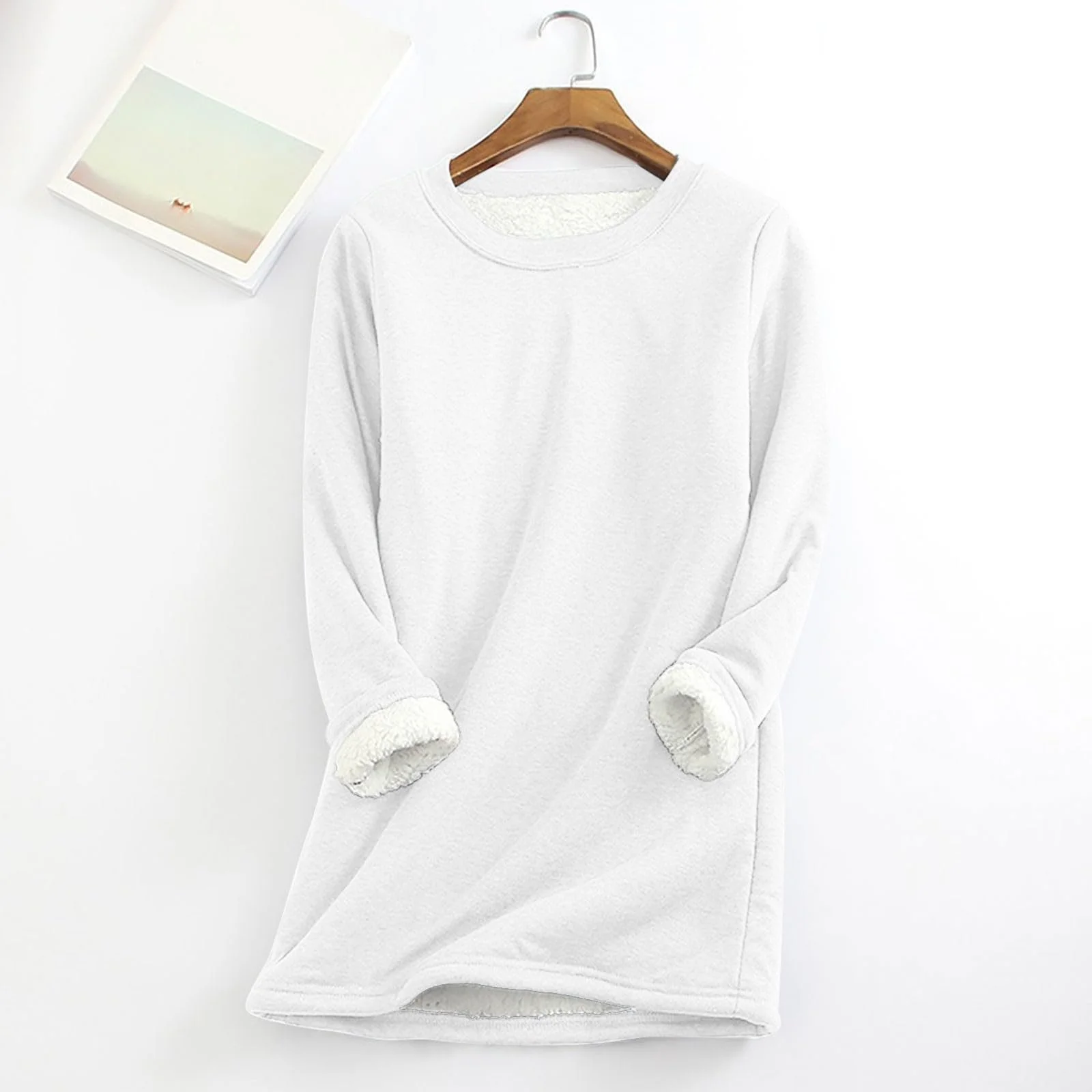 Вінтажний світшот для жінок Langes Однотонний, фото №2 Вінтажний світшот для жінок Langes Однотонний, фото №2